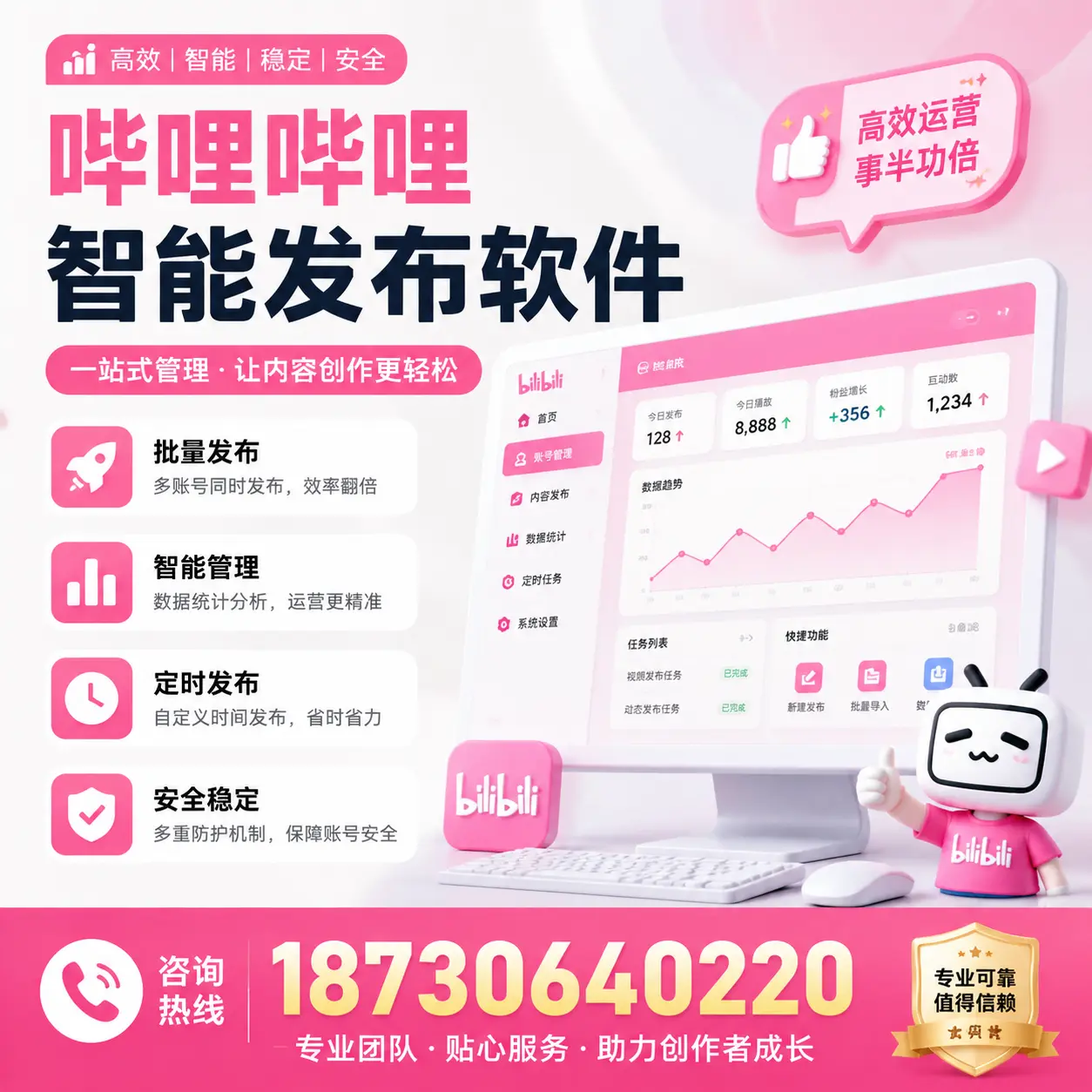 如何评估哔哩哔哩智能发布软件的ROI?攀枝花 企业必读